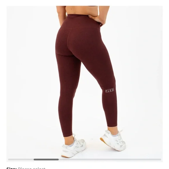 Fleo El Toro 25” High Rise Heather Rosewood Leggings - Picture 7 of 7